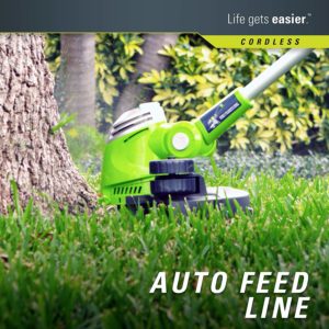 Green work string trimmer